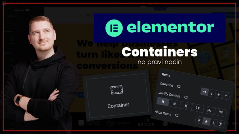 Elementor containers thumbnail